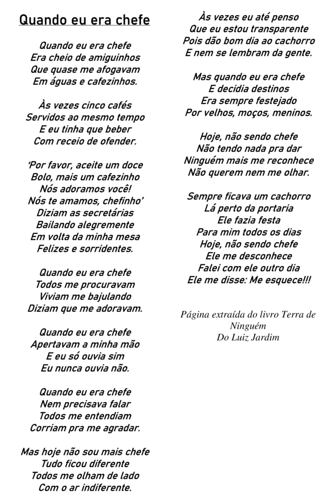 Quando eu era chefe (1)